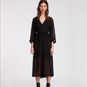 All Saints Palma Polka dress